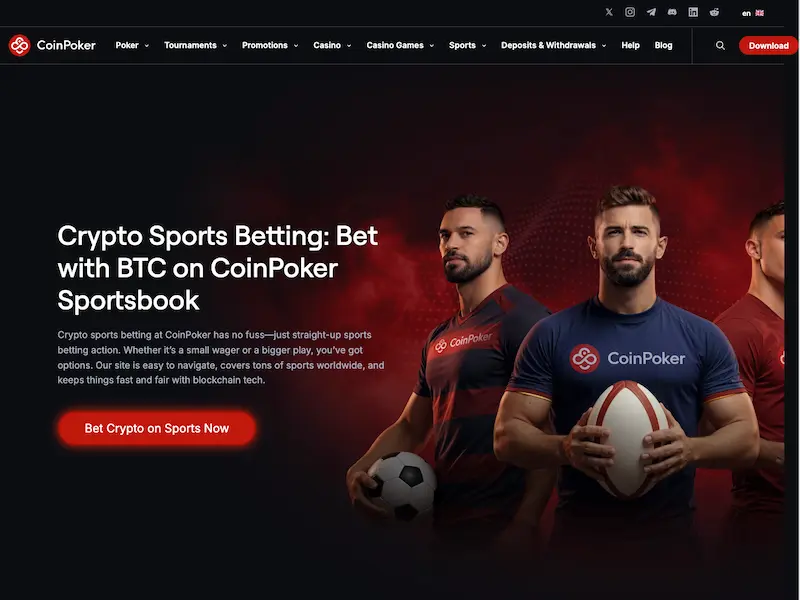 coinpoker sports betting page